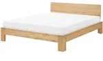 BETT mit Lattenrost 160x200 cm Heller Holzfarbton Royan