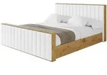 POLSTERBETT mit Bettkasten, Fu&szlig;teil und Lattenrost, Boxbett mit Matratze H3/H4...