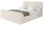 POLSTERBETT mit Bettkasten, Fu&szlig;teil und Lattenrost, Boxbett ohne Matratze -