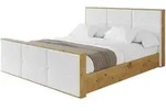 POLSTERBETT mit Bettkasten, Fu&szlig;teil und Lattenrost, Boxbett ohne Matratze -...