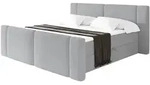 BOXBETT mit Matratze H4 - EVON Zanozek - 120x200 cm Grau