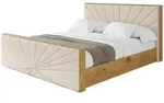 POLSTERBETT mit Bettkasten, Fu&szlig;teil und Lattenrost, Boxbett ohne Matratze -...