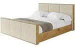 POLSTERBETT mit Bettkasten, Fu&szlig;teil und Lattenrost, Boxbett mit Matratze H3/H4...