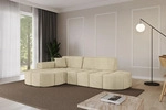 ECKSOFA Ottomane Links LIVO-L1 - 252x173x79,5 cm Beige