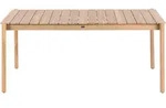 GARTENTISCH 180/100 cm Akazienholz Hellbraun Manado