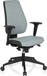 MID.YOU Drehstuhl Pro-Tec 500 Gau/Schwarz