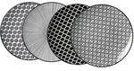 DESSERTTELLER Takeo schwarz-wei&szlig; &oslash; 21,5 cm 4er Set