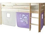 Spielbett Holz Malte ca. 90x200 cm Lila