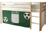 Spielbett Holz Malte ca. 90x200 cm Gr&uuml;n