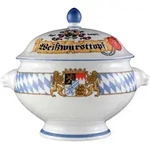 L&Ouml;WENKOPFTERRINE MIT DECKEL Compact Bayern bunt 3 l