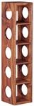 Weinregal Mumbai aus Holz Sheesham massiv ca.15x70x15cm