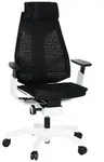 Drehstuhl Genidia Pro White Schwarz/Wei&szlig; ca. 57x114x46cm