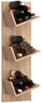 Weinregal VINOSI Eiche Dekor ca. 33x106x26 cm