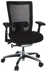 Drehstuhl Nova Pro Alu Schwarz ca. 65x101x60cm