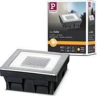 Paulmann Solarleuchte Solar Cube LED in Edelstahlfarben max. 0,24 W