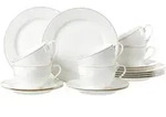 KAFFEESERVICE Isabella beige 18-tlg.