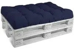 PALETTENKISSEN Eco Style Sitz 120/80/15 cm Dunkelblau