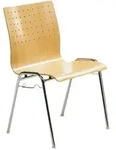 Besucherstuhl "My Arcado", buchefarbe