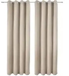 VORHANG Amelie BO mit &Ouml;se 140x245cm Creme (2tlg)
