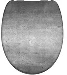 WC-Sitz in Grau