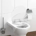 WC-Sitz mit Absenkautomatik Wei&szlig;