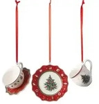 ORNAMENTE GESCHIRRSET Toy's Delight Decoration bunt 3-tlg.