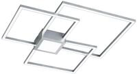 LED-Deckenleuchte Hydra in Nickelfarben max. 38 Watt Deckenlampe