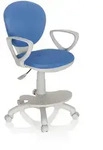 Jugenddrehstuhl Colour ca. 53x83-93x51 cm Blau/Grau