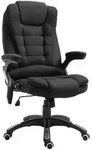 MASSAGESESSEL Chefsessel Gamingstuhl Drehstuhl Massageb&uuml;rostuhl Schwarz