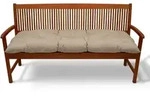 BANKPOLSTER Flair BK 120/50/8cm Natur