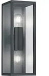 Au&szlig;enwandleuchte Garonne in Anthrazit/Alufarben max. 10W Wandlampe