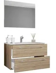 Badezimmer Badinos 3-tlg. Sonoma Eiche