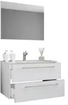 Badezimmer Badinos 3-tlg. Wei&szlig;