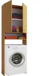 Waschmaschinenschrank LONA Buchefarben ca. 64x182x27cm