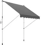 MARKISE, Gr&uuml;n+Wei&szlig;, Aluminium, Stahl, Polyester