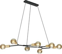 Trio Leuchten H&auml;ngeleuchte Pendel Cross in Schwarz/Bronze max. 28 Watt