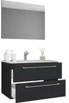 Badezimmer Badinos 3-tlg. Schwarz