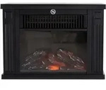 ELEKTROKAMIN Kaminofen 600/1200W Elektrischer Kamin Standkamin Flammeneffekt