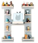 Kinderregal Boarti Grau