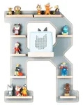 Kinderregal Boarti Grau