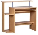 Computertisch ca. 48x94x90 cm Buchefarben