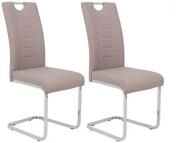 Schwingstuhl 2er-Set Ruby S Cappuccino gepolstert