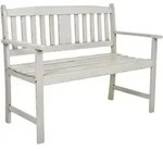 Gartenbank Stirling Holz ca. 57x86x110 cm Grau