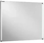 Wandspiegel "LED-LINE" , silber