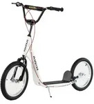 TRETROLLER Scooter Cityroller Kinder Luftreifen Roller verstellbar Alu Wei&szlig;
