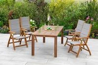 Gartensessel Acapulco Akazie/Textil klappbar