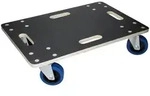 TRANSPORTROLLER mit 4 Rollen 40x60 cm Traglast 800kg Siebdruck Holzplatte Schwarz