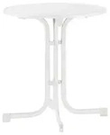 Gartentisch ca.70x70x72cm Wei&szlig;