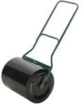 RASENWALZE mit U-Griff, Gartenwalze, Gartenrolle, 40 cm Durchmesser, Metall, Schwarz