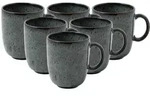 BECHER MIT HENKEL Lave Gris 400 ml 6er Set